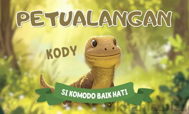 Cerita Animasi Anak Petualangan Kody Si Komodo Baik Hati
