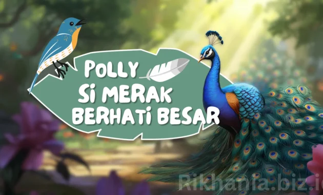 Cerita Animasi Anak Polly Si Merak Berhati Besar